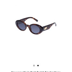 Le specs nouveau vie in dark tort & smoke mono
